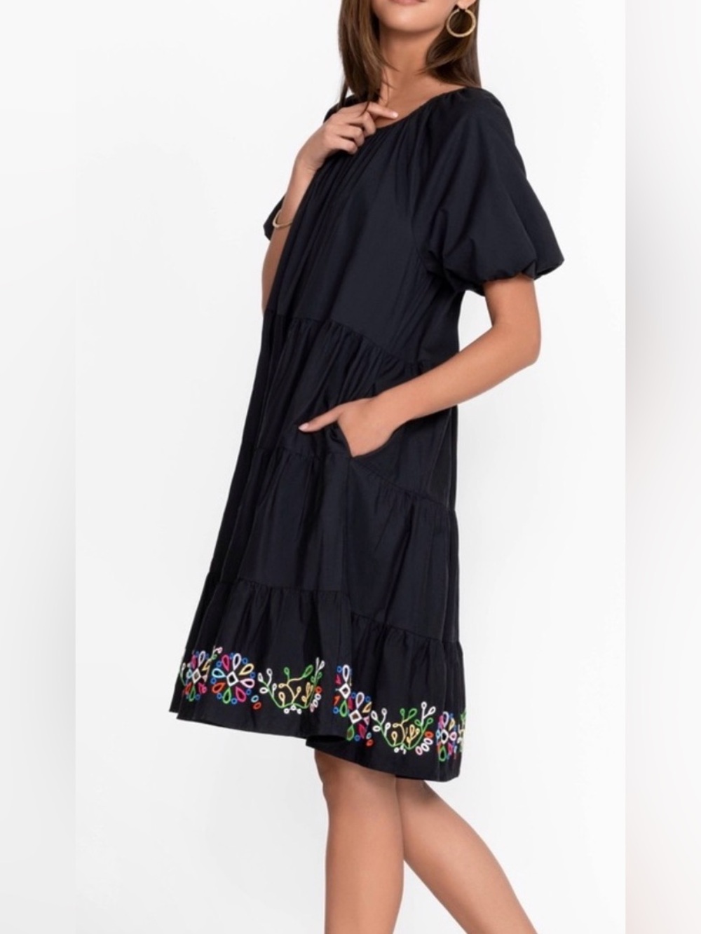 Johnny Was • Amanza Eyelet Babydoll Dress